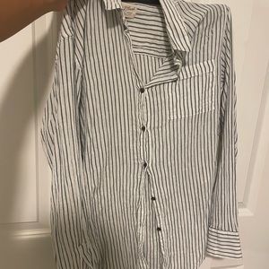 Universal thread striped summer button down